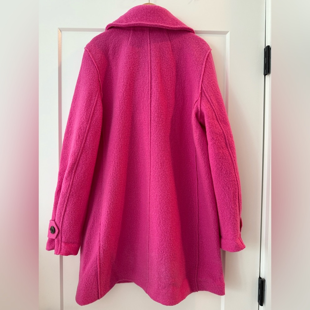 J. Crew Pink Italian Boiled Wool Jacket - image 3